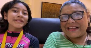 Con los grandes … María Belem Robles