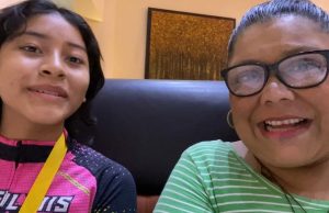 Con los grandes … María Belem Robles