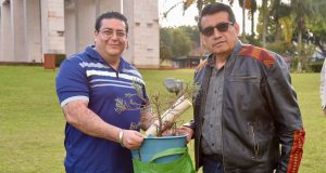 Donan Secuoya Roja para el jardín del Congreso; ciudadano contribuye con el medio ambiente
